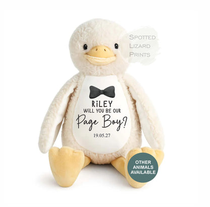 Personalised Page Boy teddy
