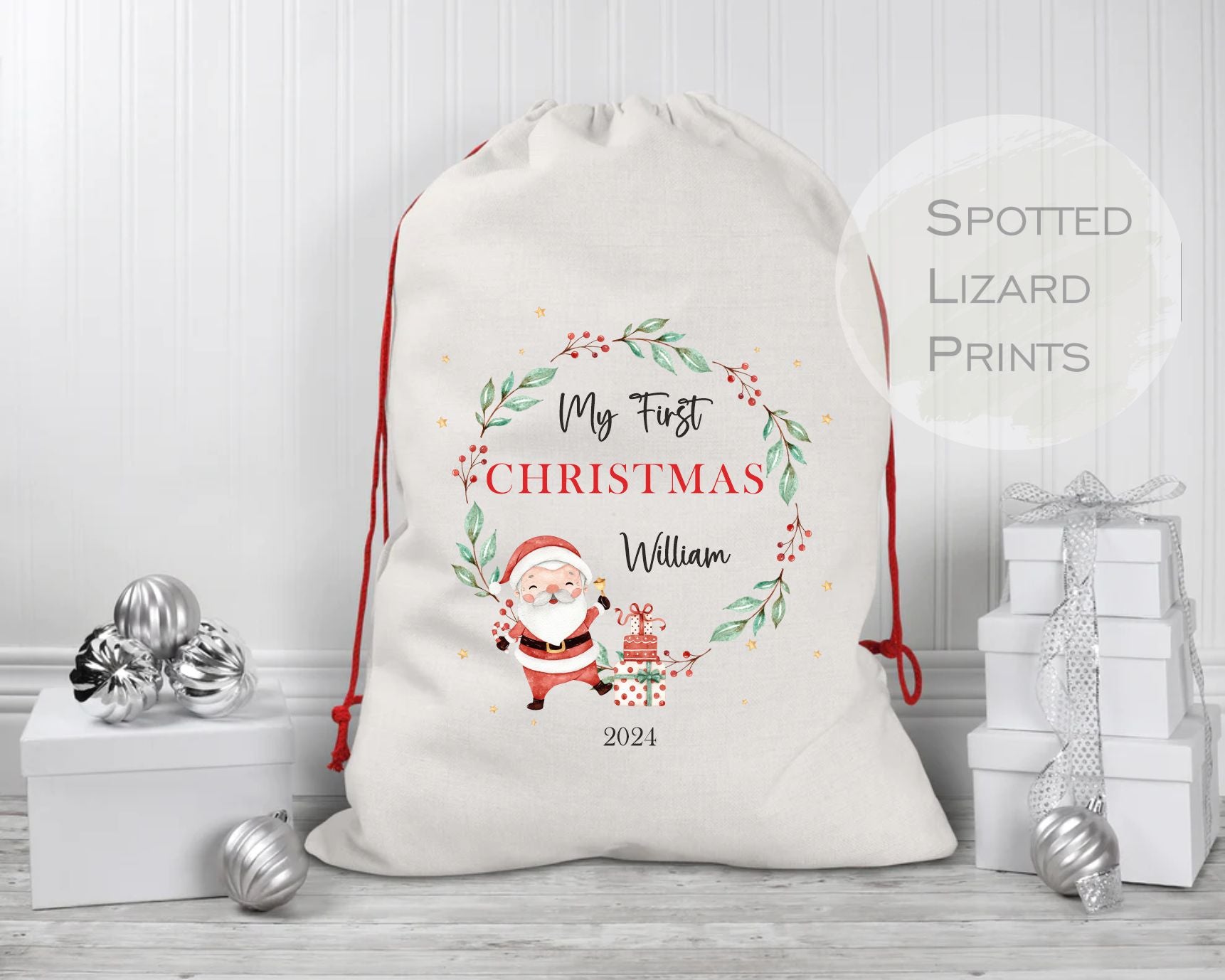 Personalised Santa Sack - Santa Sack - Santa sacks personalised - Santa Bag - Personalised Christmas present sack - Christmas gift sacks - Christmas Sack