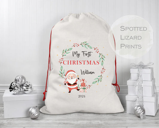 Personalised Santa Sack - Santa Sack - Santa sacks personalised - Santa Bag - Personalised Christmas present sack - Christmas gift sacks - Christmas Sack