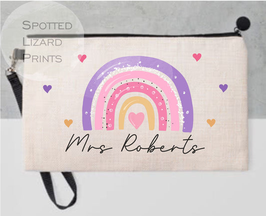 Personalised Teacher gifts - Thankyou teacher - Gifts for teacher - Teachers personalised Gifts - personalised Thankyou teacher gifts - Teacher Pencil Case