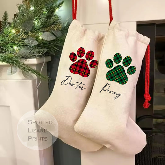 Personalised Christmas Stocking - Santa Stocking - Personalised Stocking - Family Stockings