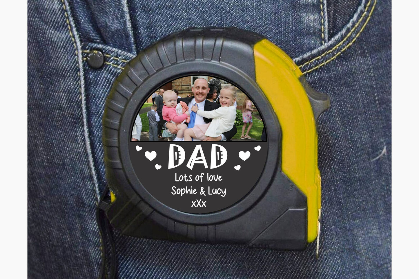 Unique personalised Fathers day Tape measure