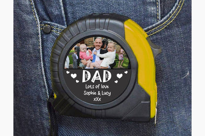 Unique personalised Fathers day Tape measure