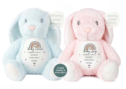 personalised baby loss teddy