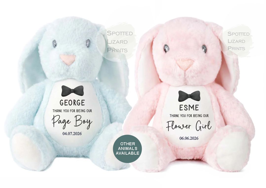 Personalised Page Boy teddy