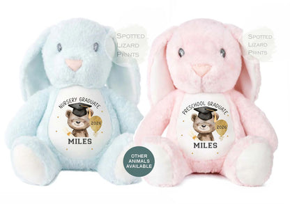 Personalised graduation teddy