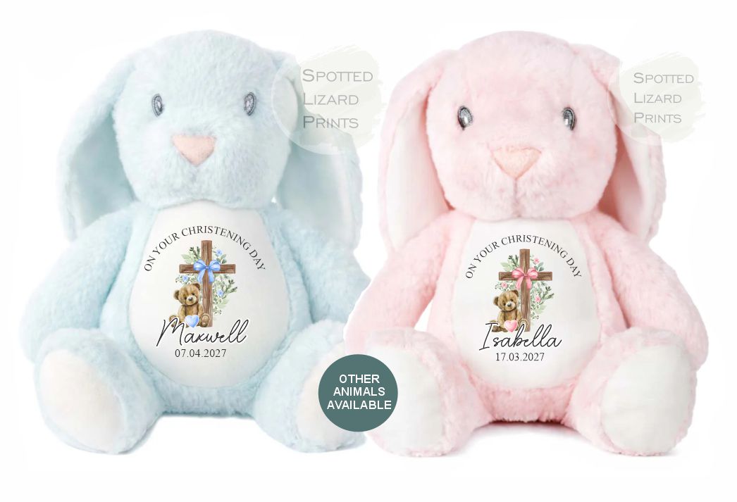 Personalised Christening Teddy