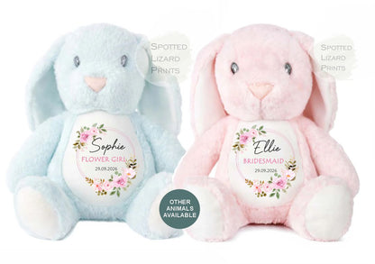 Personalised Flower Girl Teddy