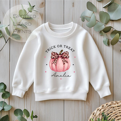 Personalised Halloween Baby Outfit, Baby Halloween Costume Gift Personalised First Halloween Sleepsuit, Halloween baby vest Trick or Treat