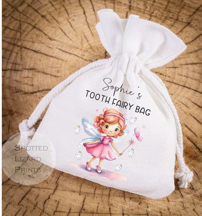 Girls Tooth Fairy Bag