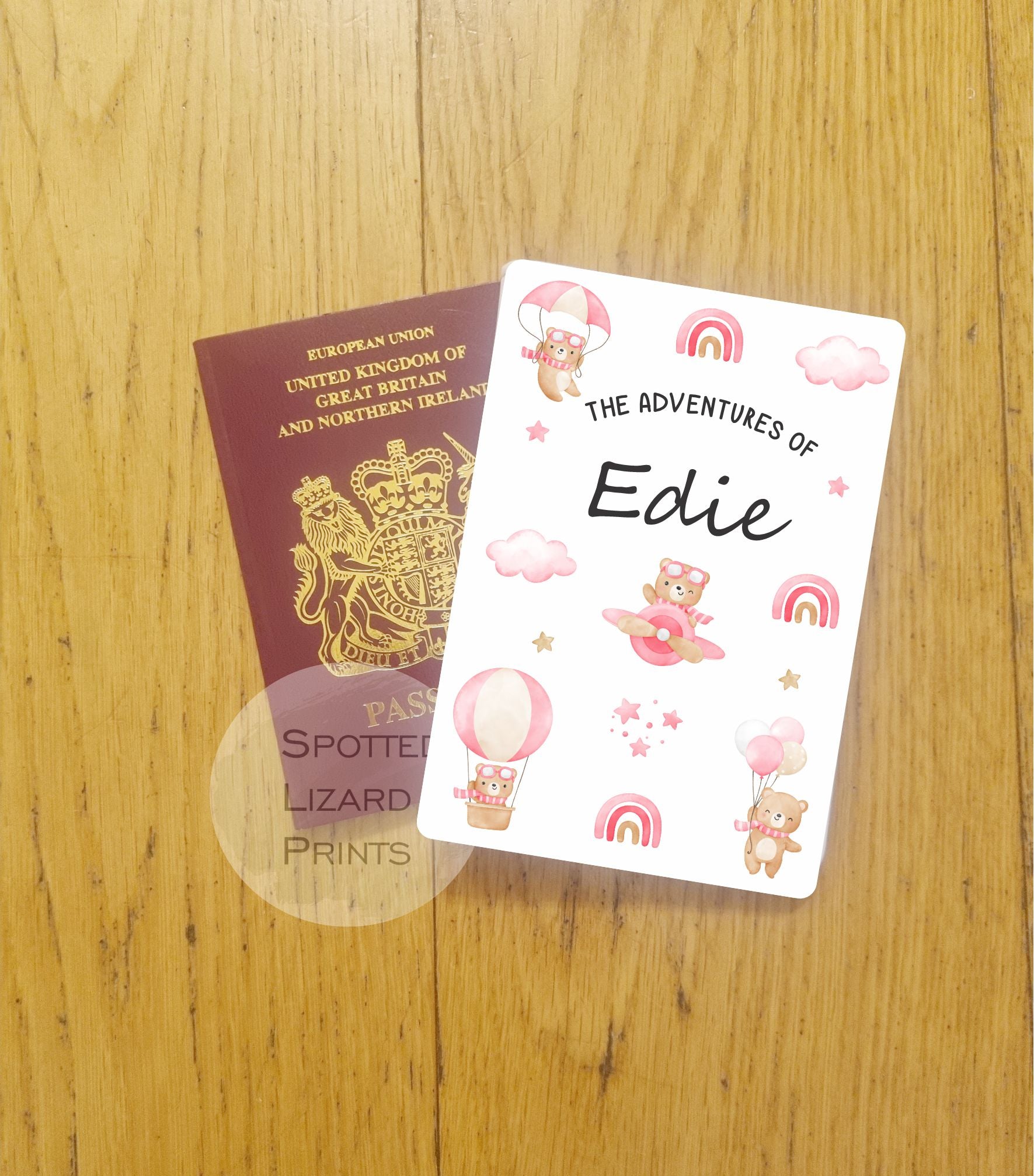 My first passport. Passport protective cover.