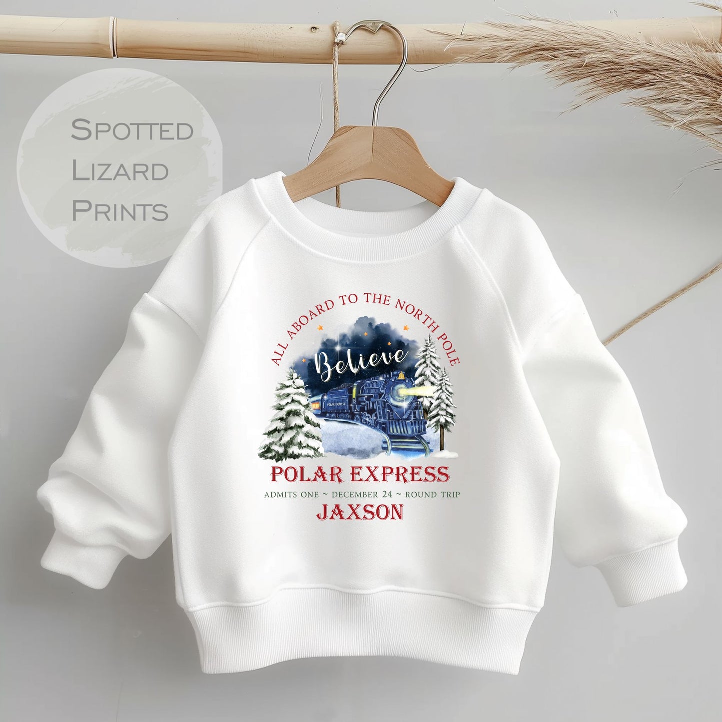 Polar express children's sweatshirt