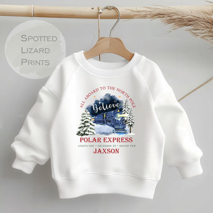 Polar express children's sweatshirt