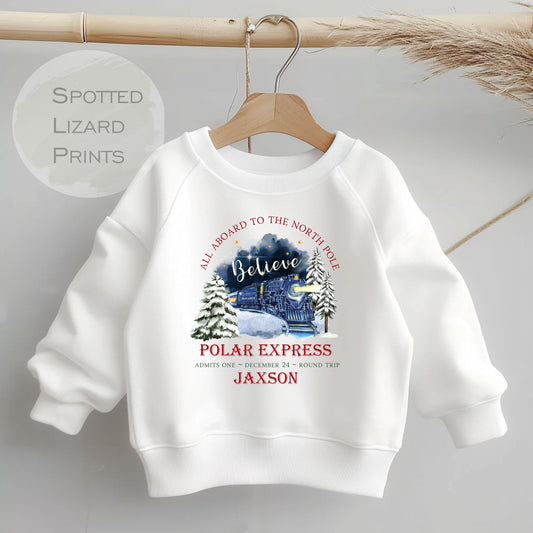 Polar express children's sweatshirt