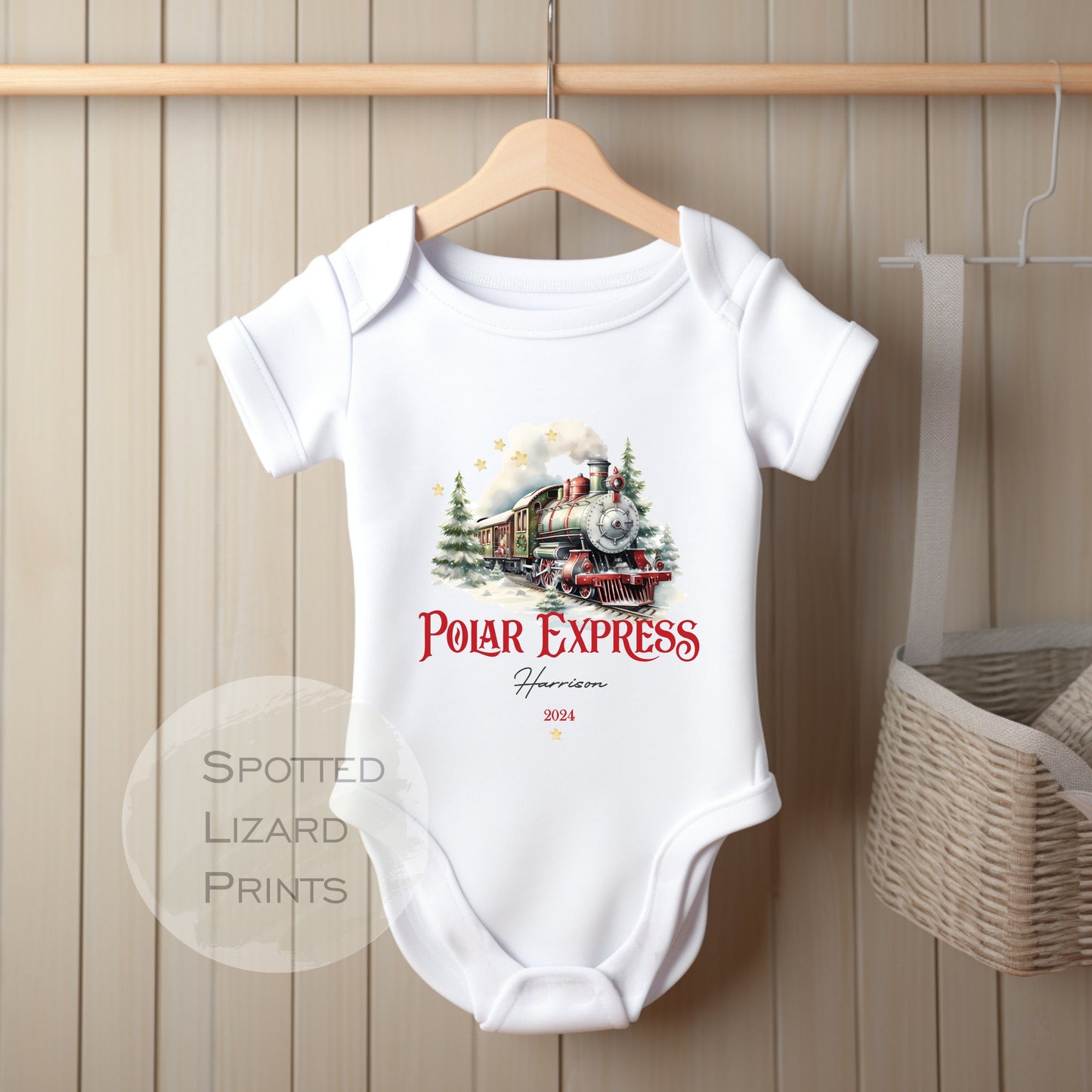 Polar express Baby Vest