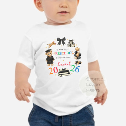 Nursery graduation T-Shirt - Personalised School Graduation T-Shirt - Nursery leaver T-Shirt - School Leaver T-Shirt