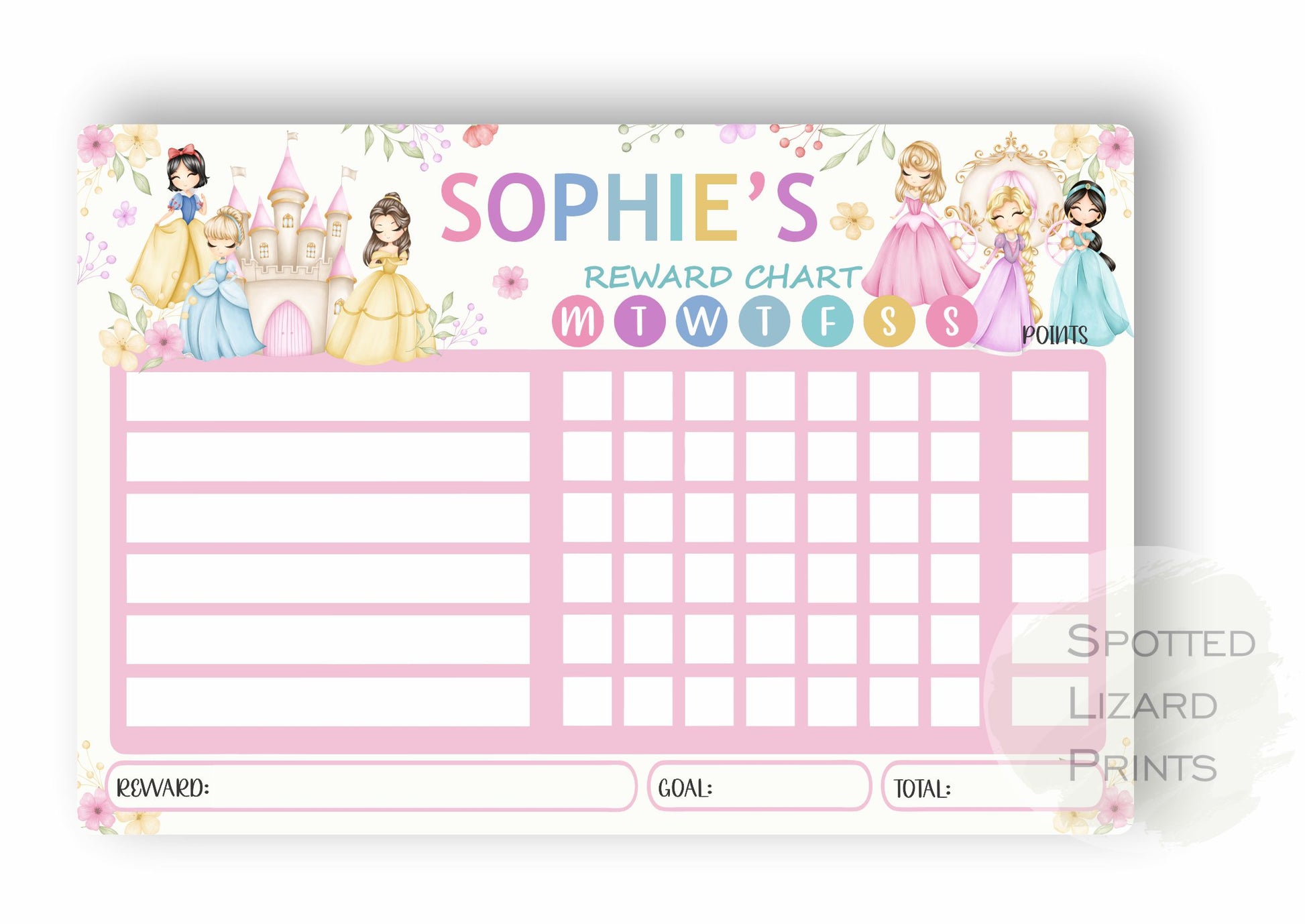 Reward Chart for Kids. 