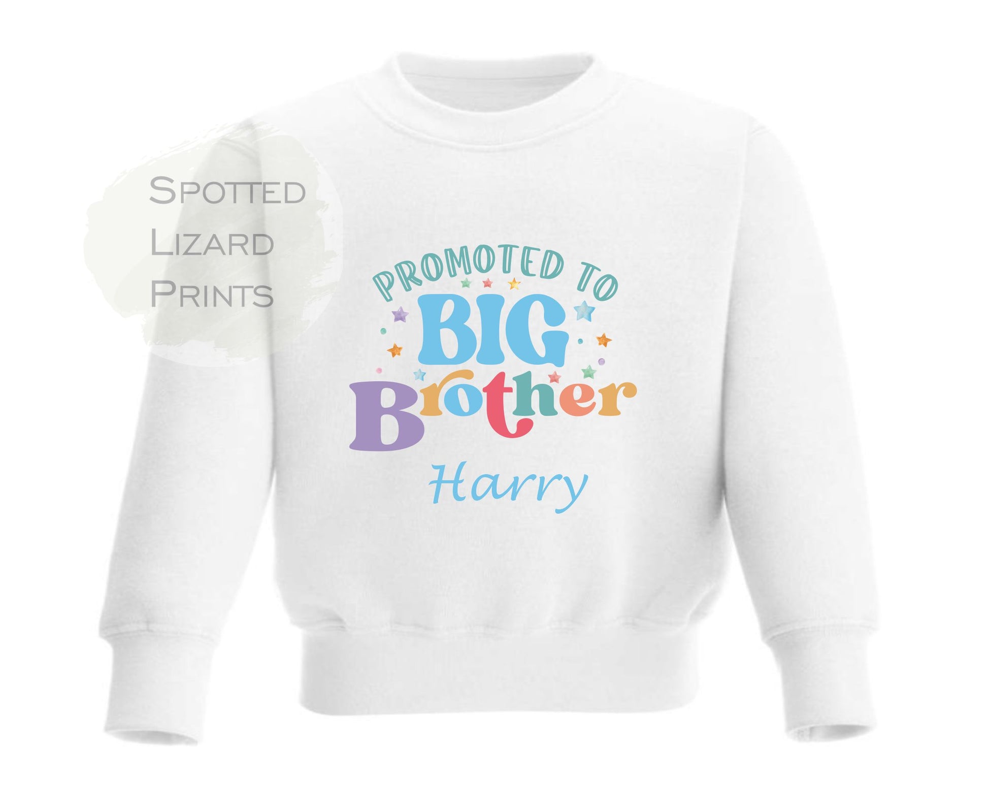 Big Brother sweatshirt. Personalised Kids Jumper. Going to be a Big Brother.