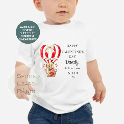 personalised valentines day t-shirt