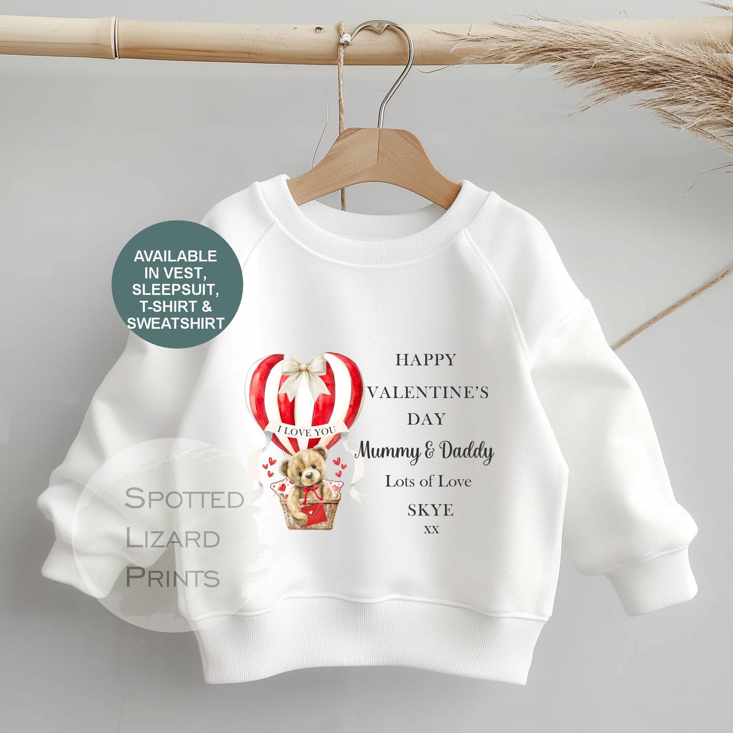 personalised valentines day sweatshirt