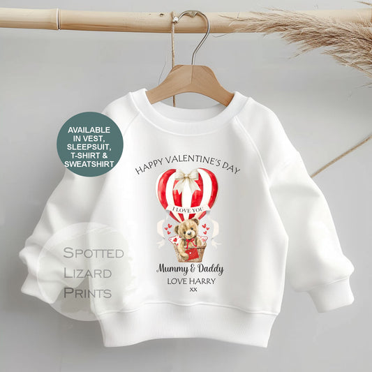 personalised valentines day sweatshirt