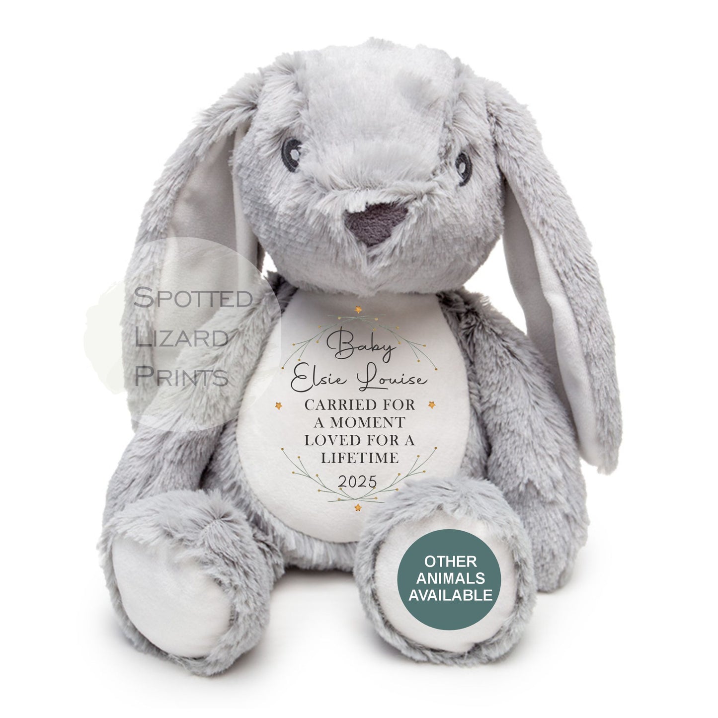 Personalised Baby Loss Teddy - Miscarriage Teddy - Angel Baby - Still Born Gifts - Baby Memorial Keepsake - Baby Loss Keepsake