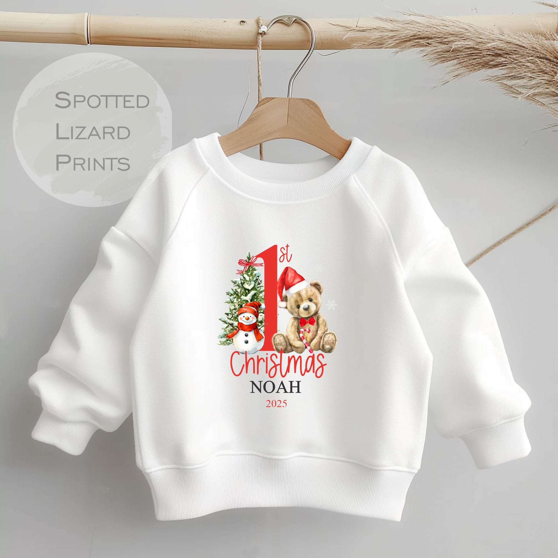 personalised My first Christmas sweatshirt