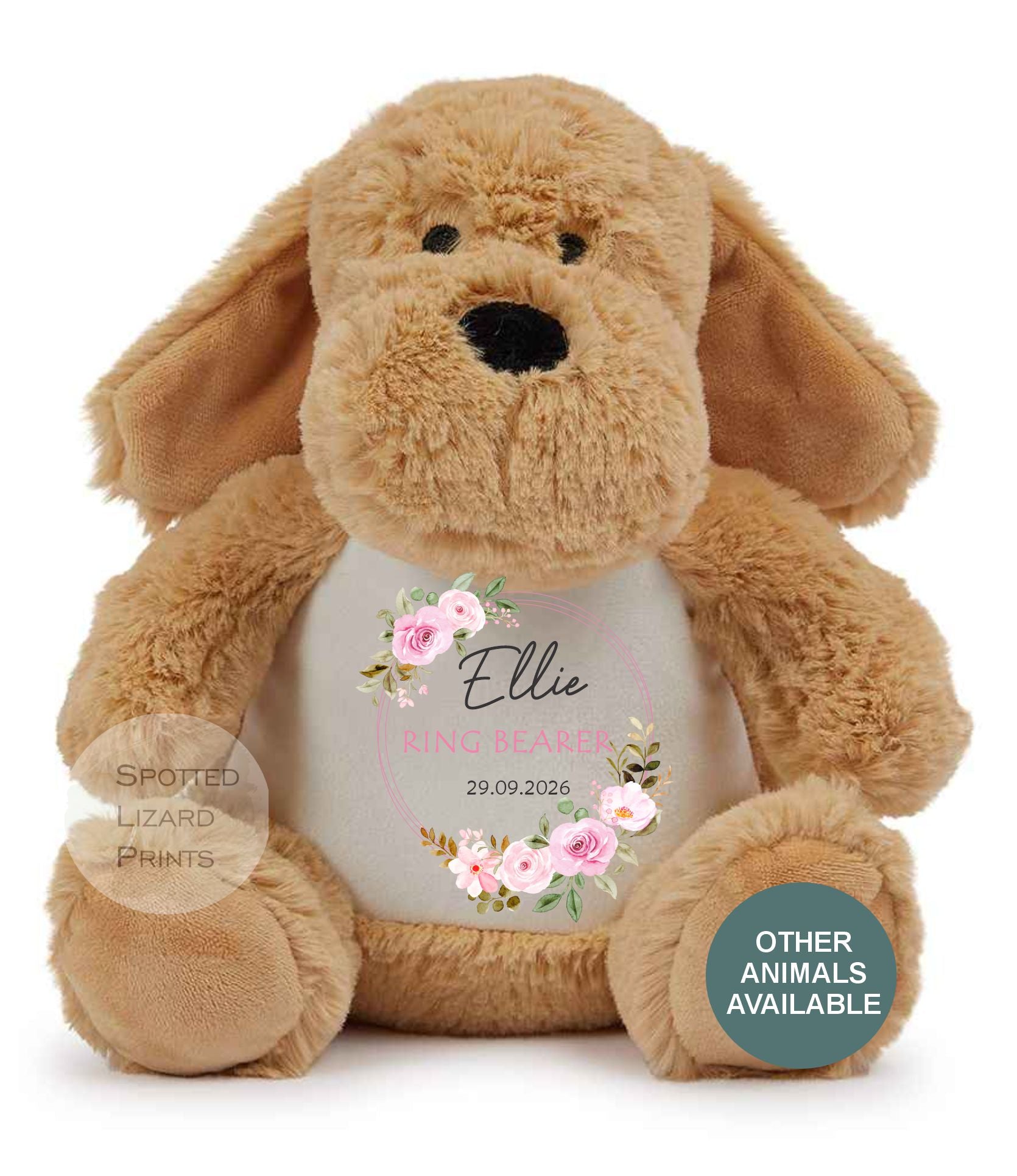 Personalised Flower Girl Teddy