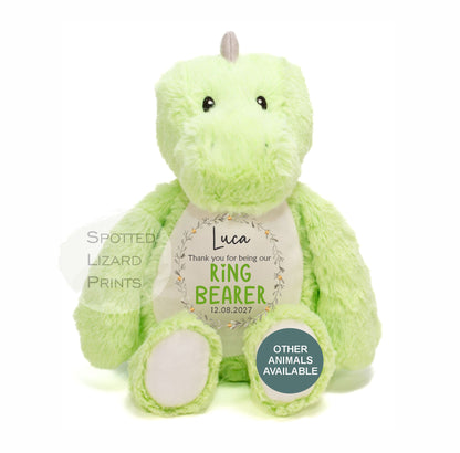 personalised page boy dinosaur