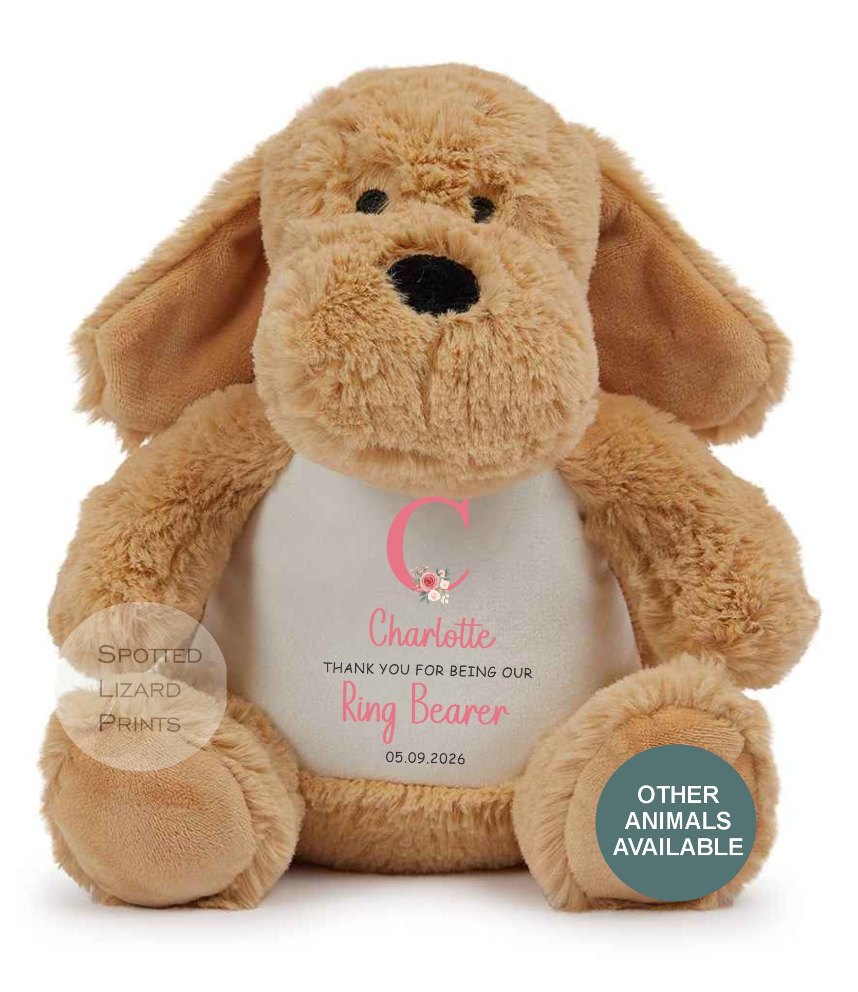 Personalised Flower girl teddy