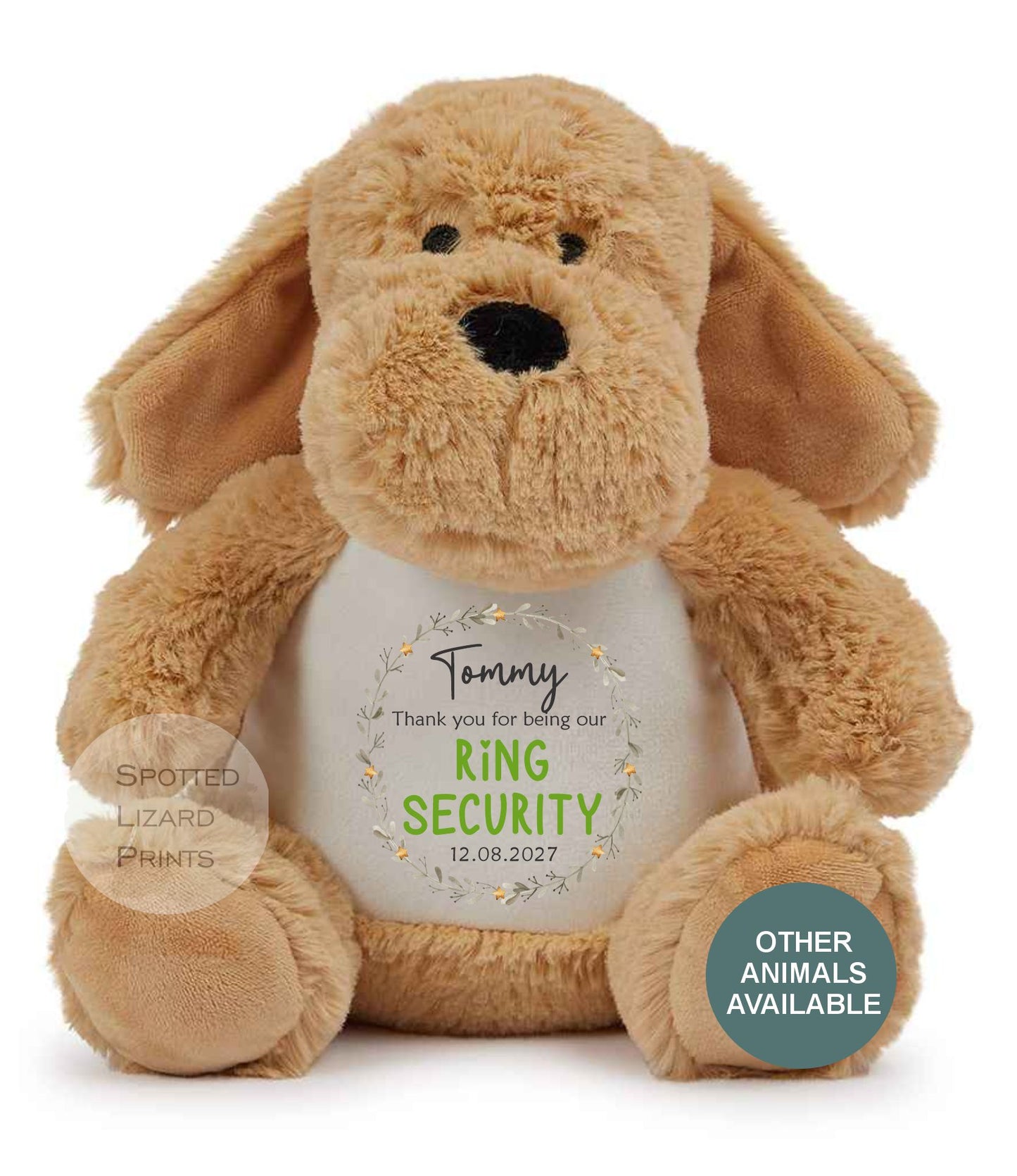 personalised page boy dog