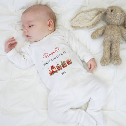 My First Christmas Baby outfit