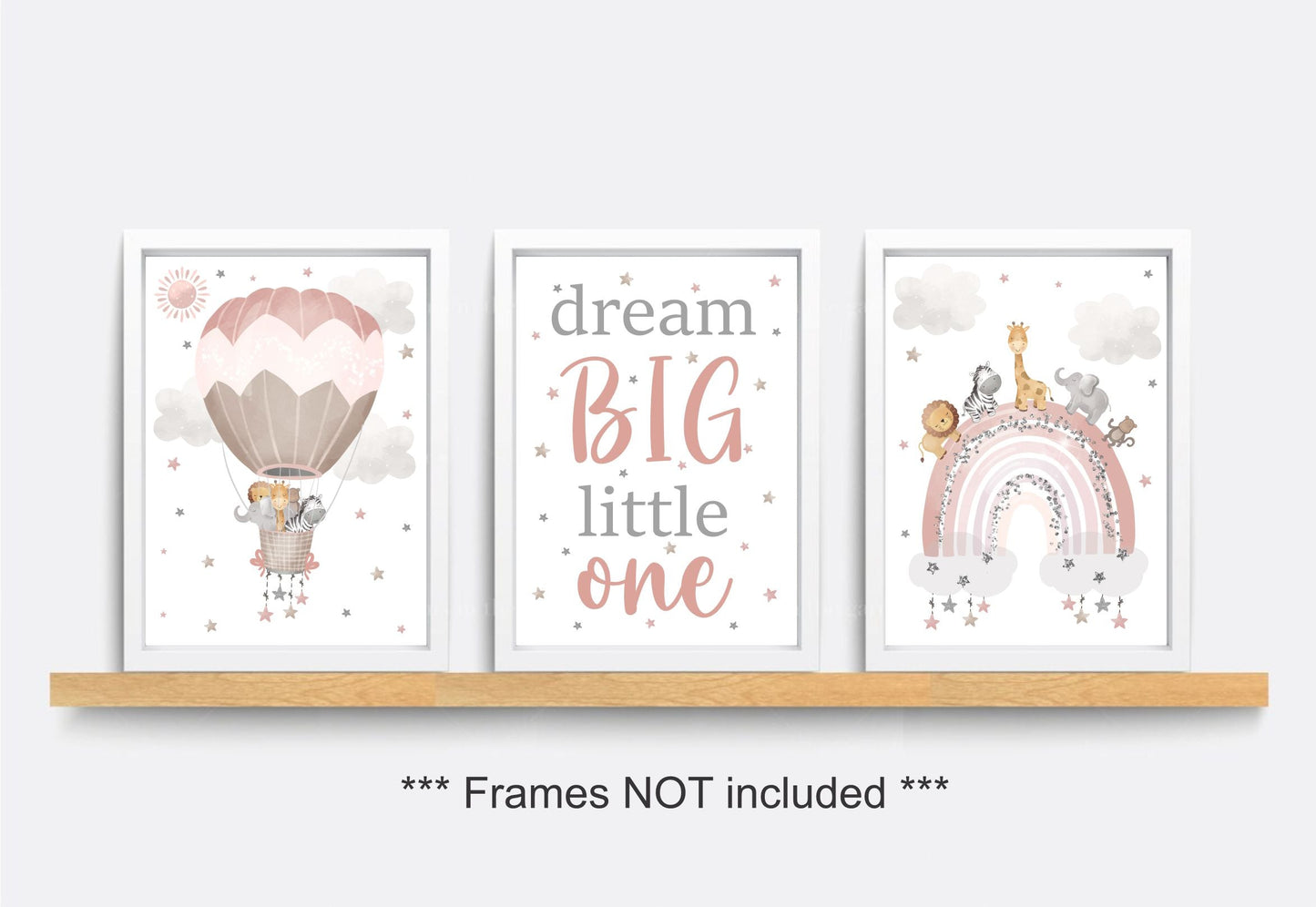 Animal nursery prints for nursery