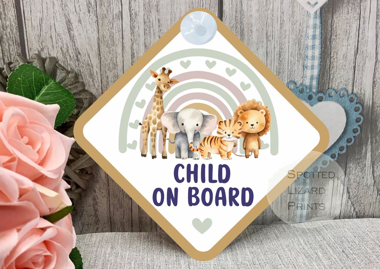 Baby on board sign