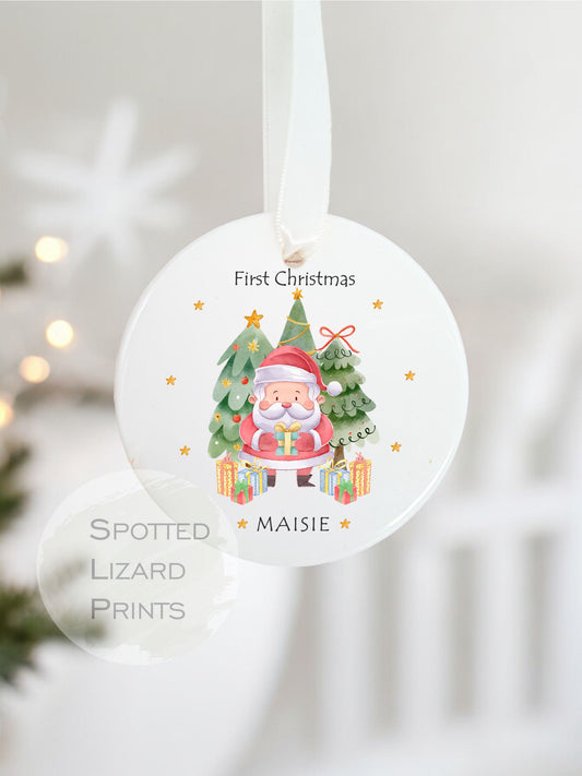 Personalised Xmas Baubles - Personalised Christmas Baubles - Personalised Baubles - Personalised 1st Christmas Baubles - Personalised Christmas Bauble - Christmas Bauble personalised- Baby scan Bauble