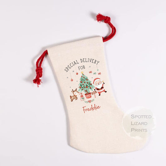 Personalised Christmas stocking