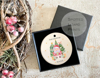 Personalised Xmas Baubles - Personalised Christmas Baubles - Personalised Baubles - Personalised 1st Christmas Baubles - Personalised Christmas Bauble - Christmas Bauble personalised- Baby scan Bauble