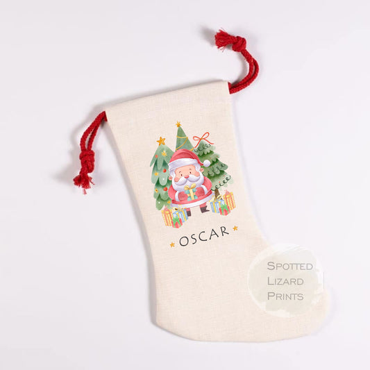 Personalised Christmas Stocking - Santa Stocking - Personalised Stocking - Family Stockings