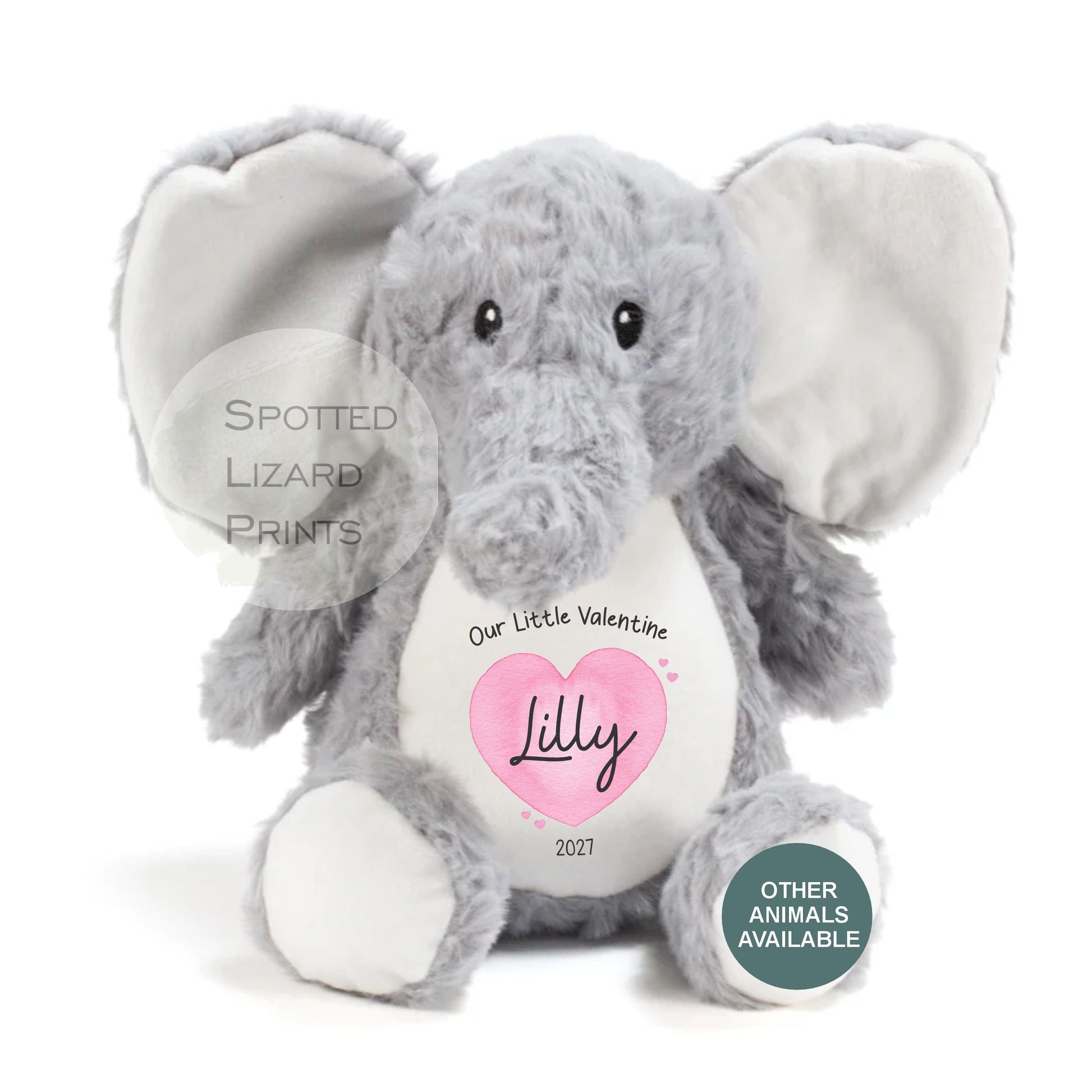 Personalised First Valentines Teddy Bear, personalised Valentines Gift, Valentines Day soft Toy, Gift for Her, Our little Valentine