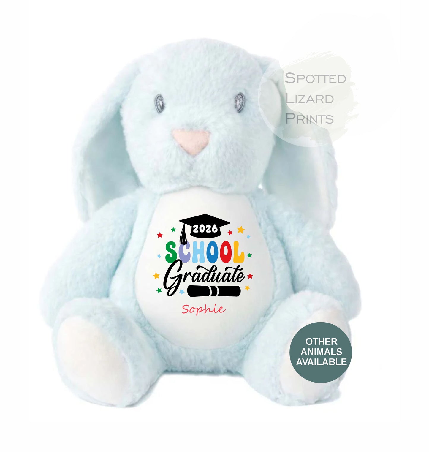 Personalised School graduate teddy