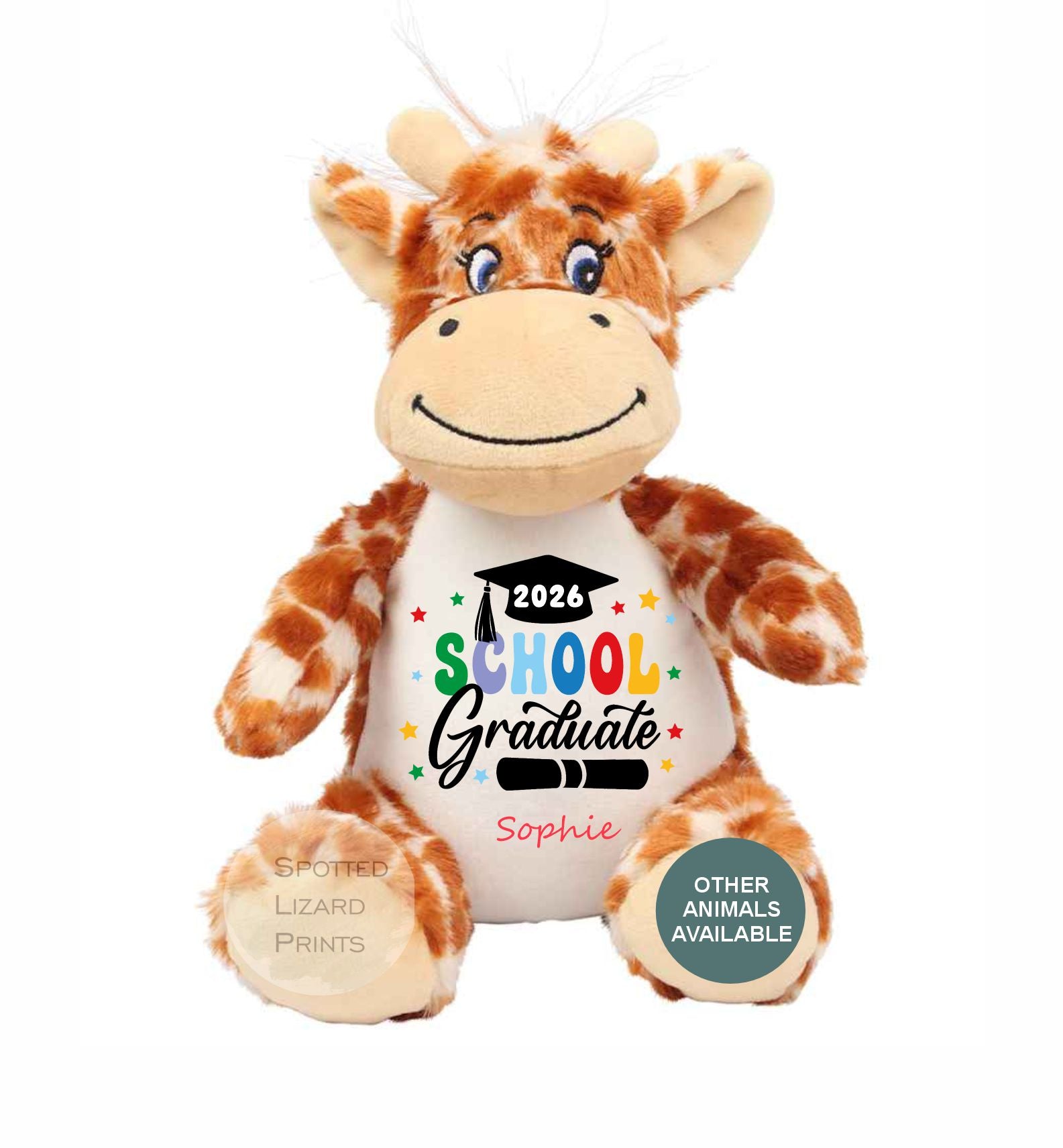Personalised School graduate teddy