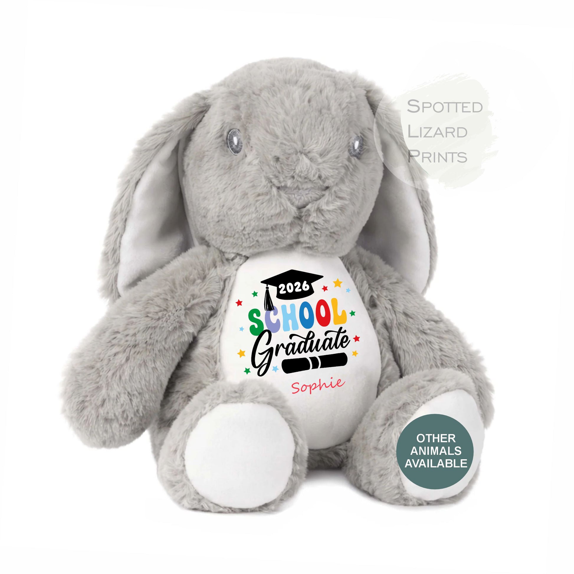 Personalised School graduate teddy
