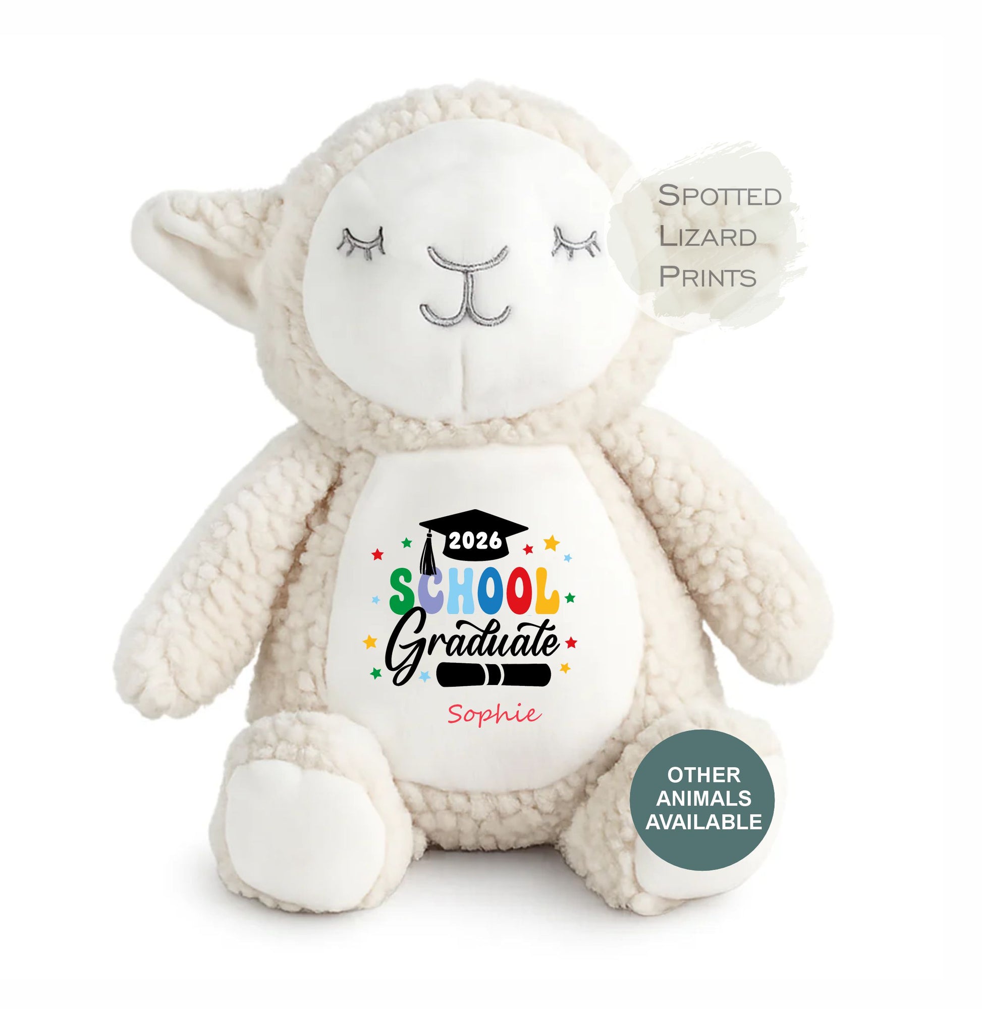 Personalised School graduate teddy