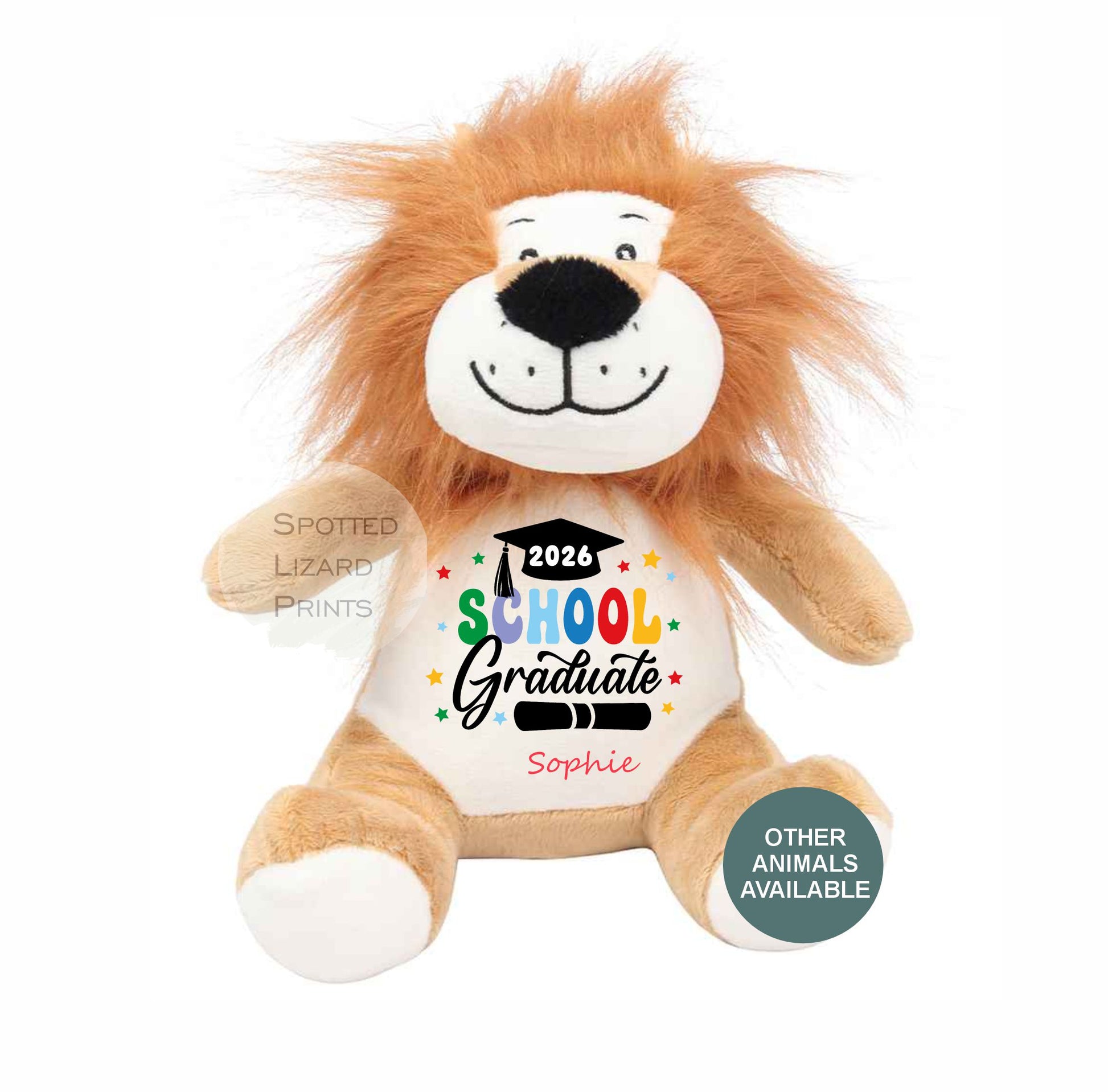 Personalised School graduate teddy