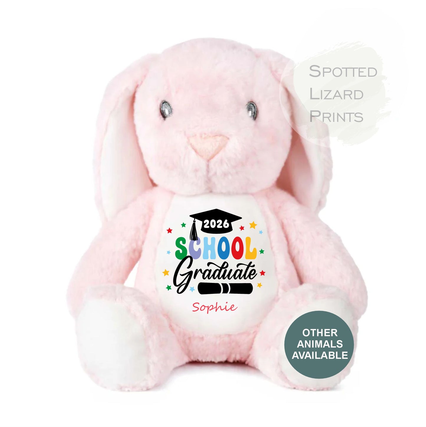 Personalised School graduate teddy