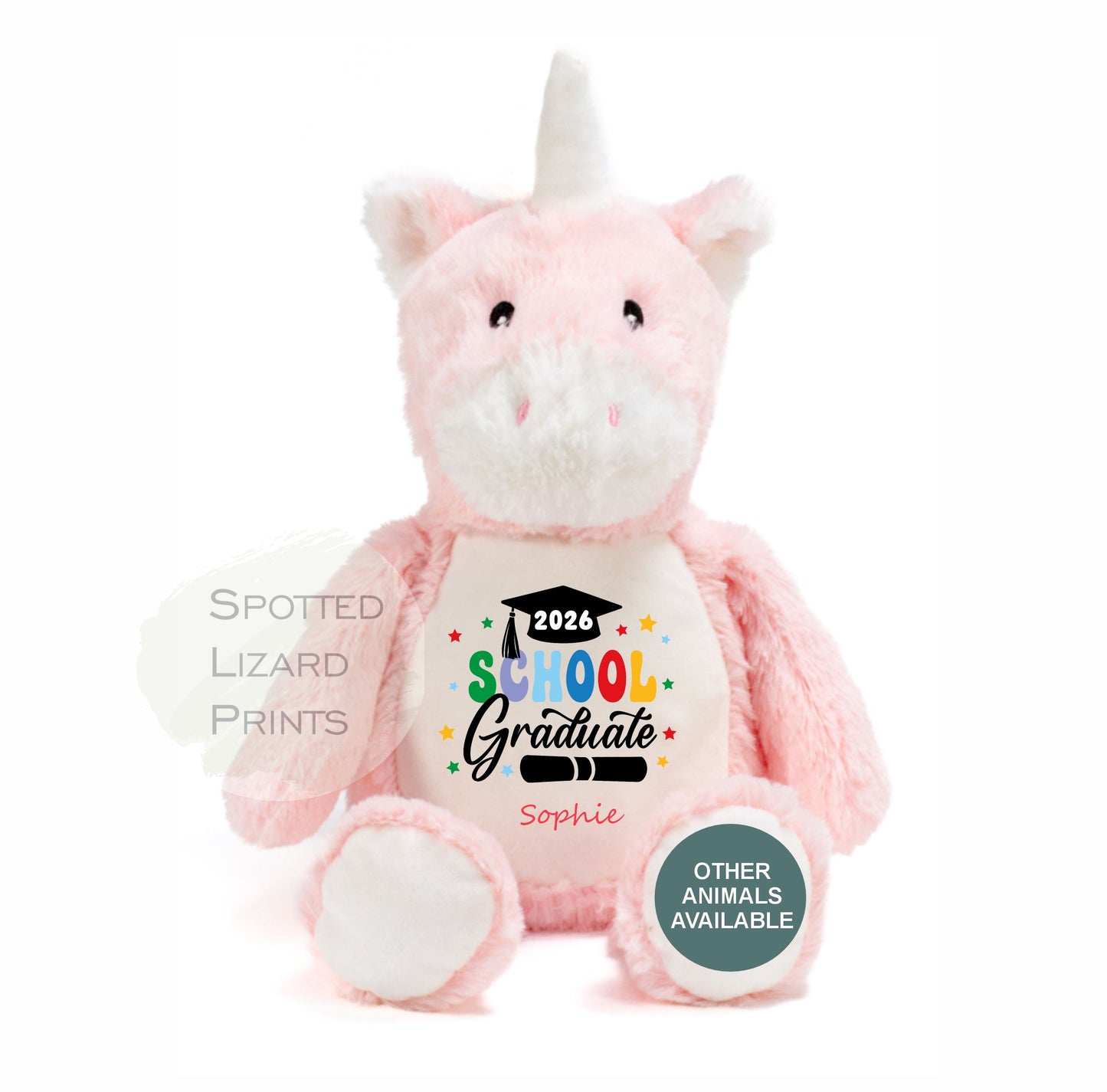 Personalised School graduate teddy