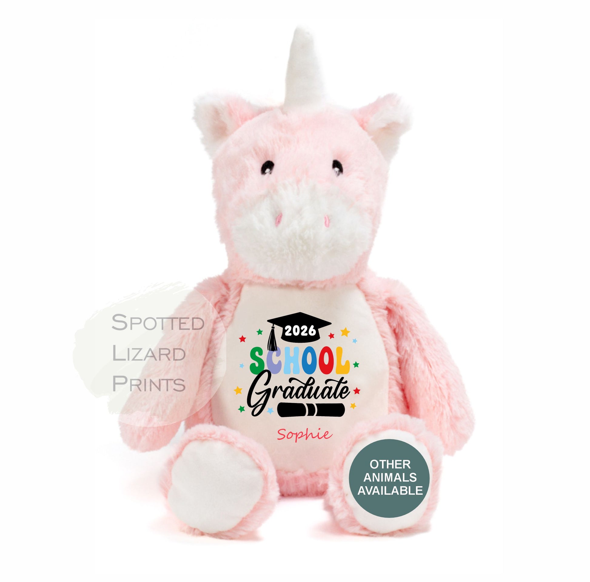 Personalised School graduate teddy