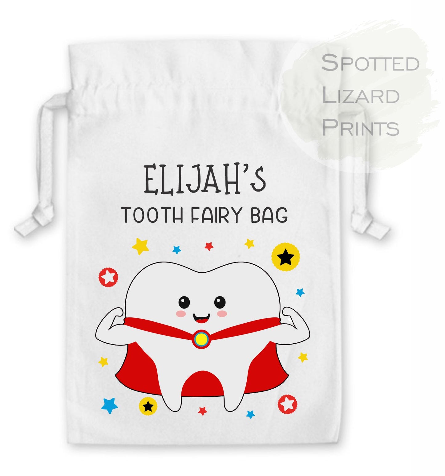 personalised tooth fairy bags