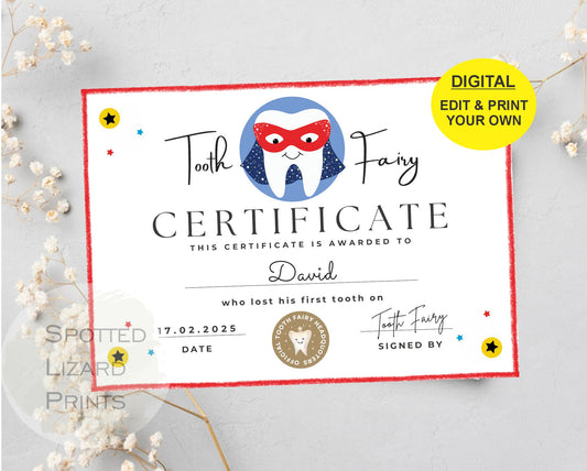 Tooth Fairy cert