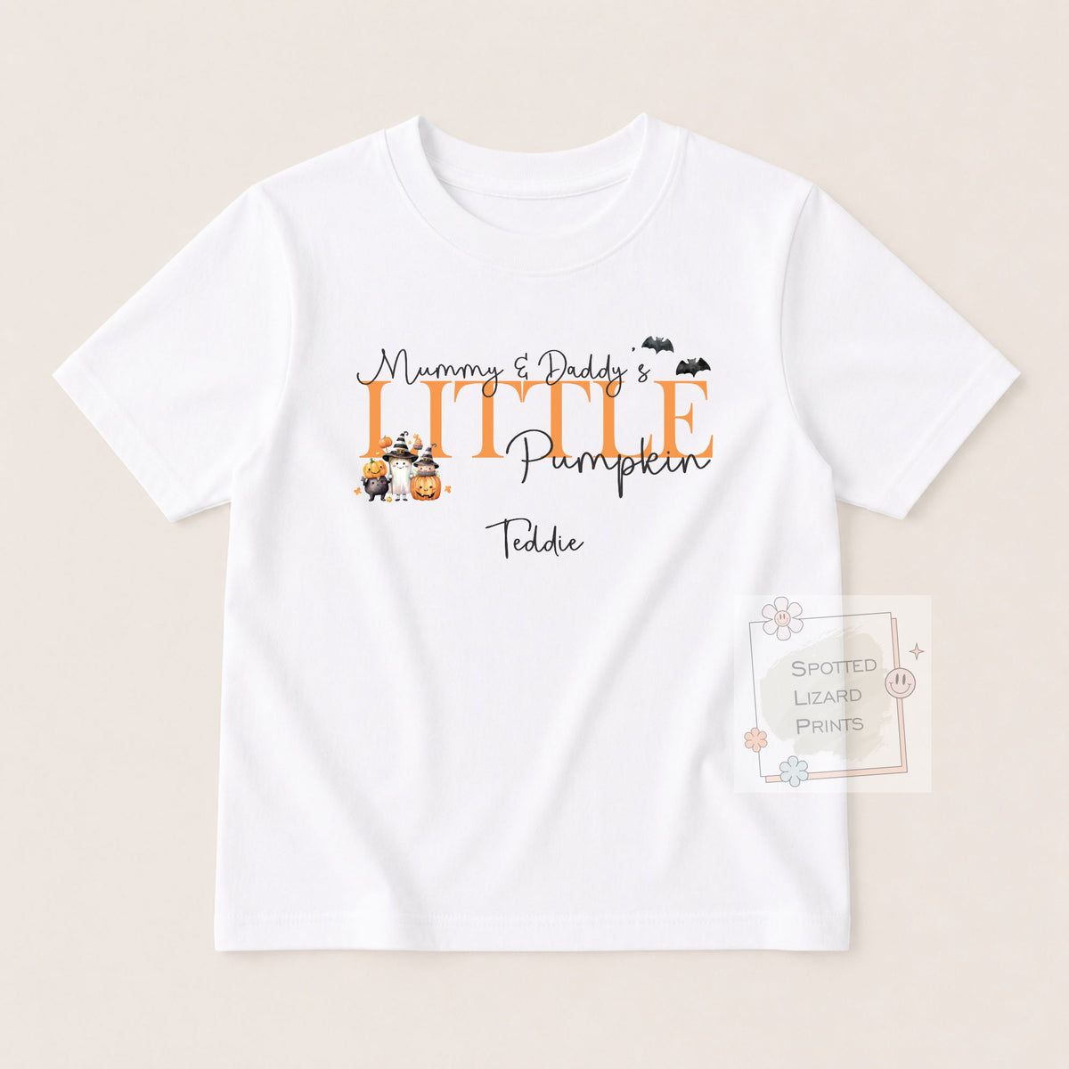 Personalised Mummy & Daddy's Little Pumpkin Baby Outfit, Baby Halloween Costume Gift Personalised First Halloween